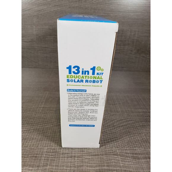 STEM Solar Robot Kit 13 In 1 Educational Environmental Building DIY Science - Picture 6 of 8